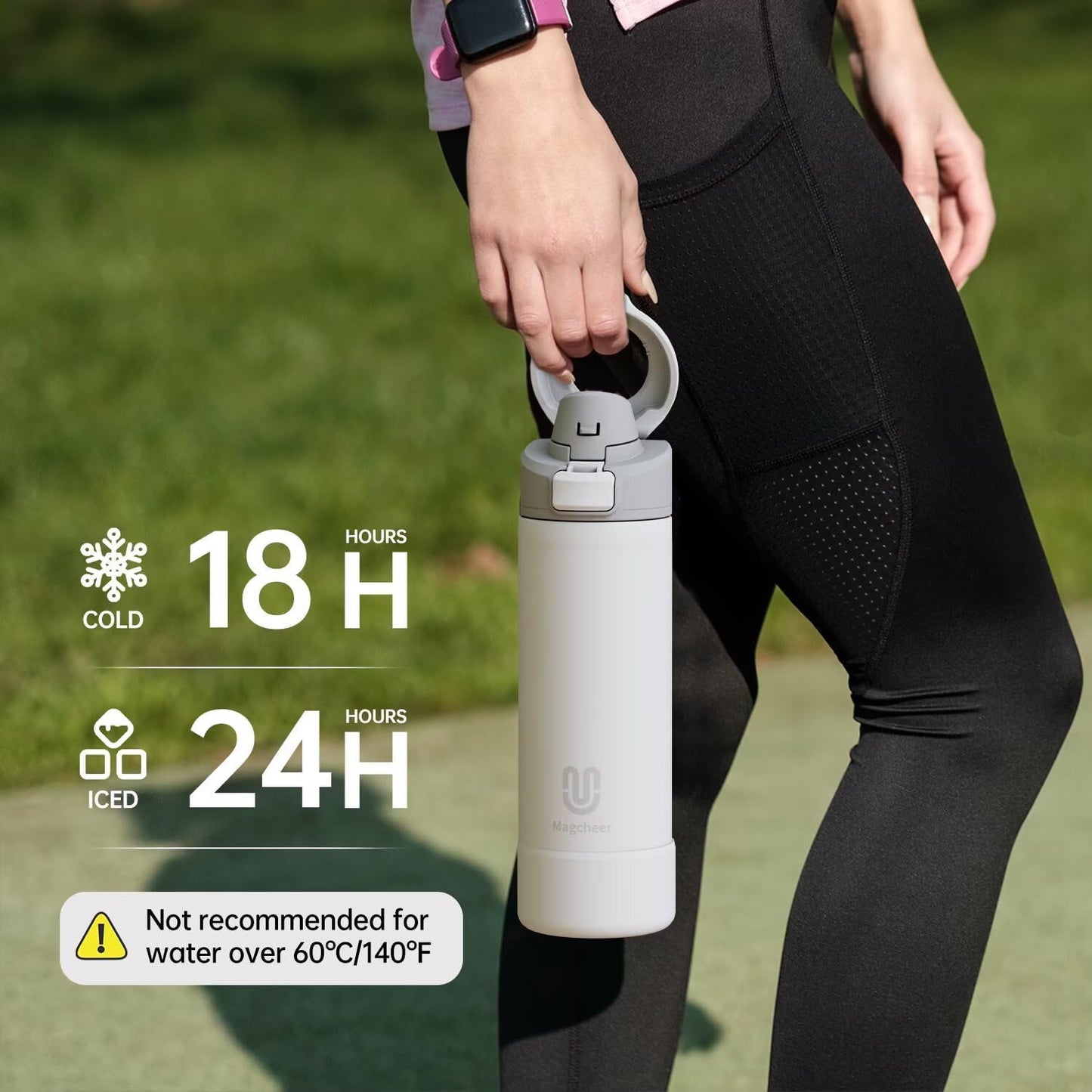 3-in-1 Magcheer Magnetic Water Bottle
