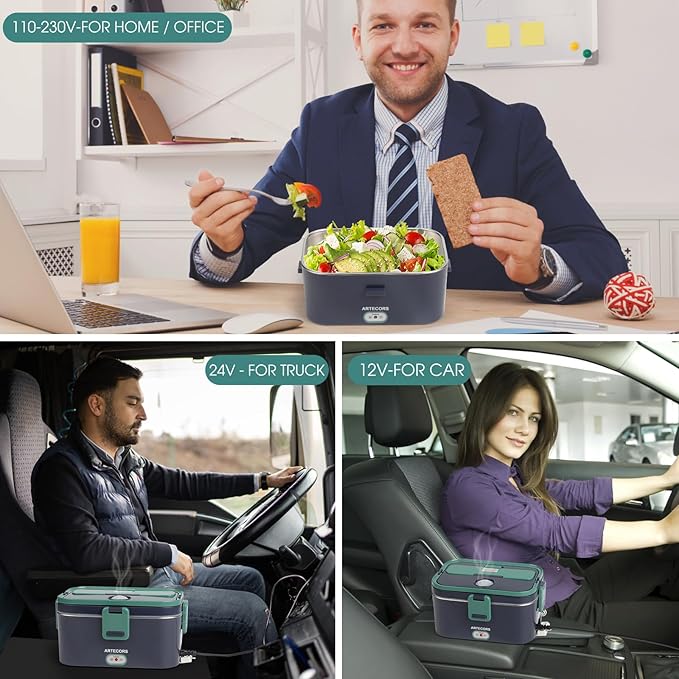Portable Electric Lunch Box Food Heater