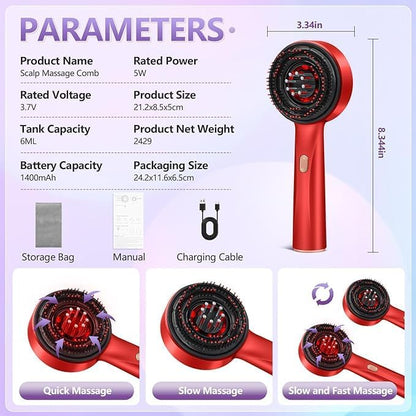 Electric scalp massager